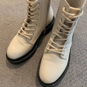 Steve madden two tone boots